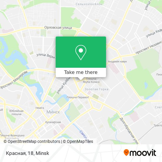 Красная, 18 map