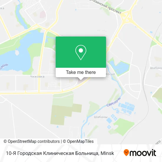 10-Я Городская Клиническая Больница map