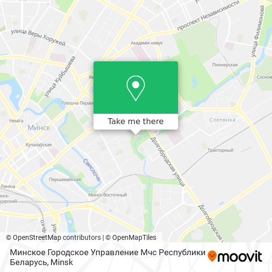 Минское Городское Управление Мчс Республики Беларусь map
