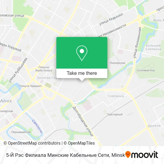 5-Й Рэс Филиала Минские Кабельные Сети map
