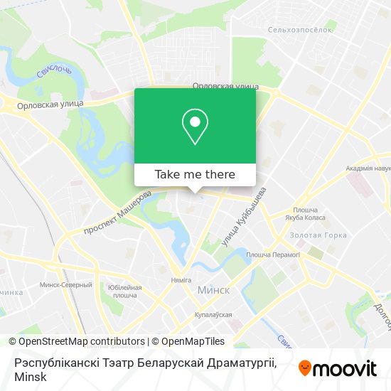 Рэспубліканскі Тэатр Беларускай Драматургіі map