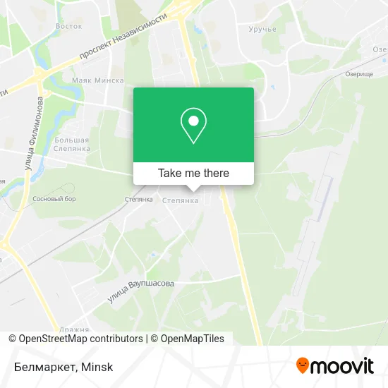 Белмаркет map