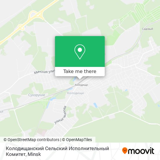 Колодищанский Сельский Исполнительный Комитет map