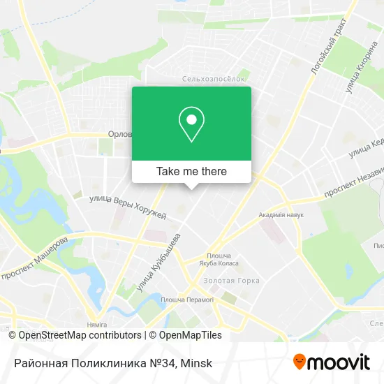 Районная Поликлиника №34 map