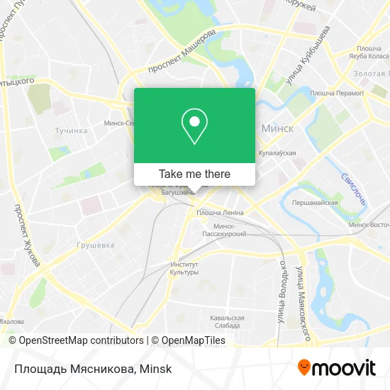 Площадь Мясникова map