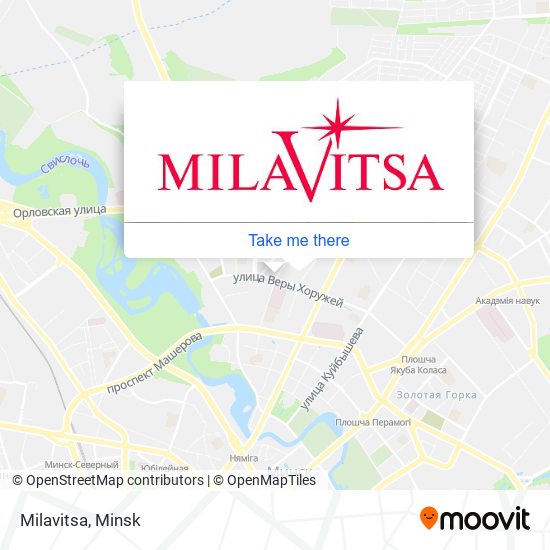 Milavitsa map