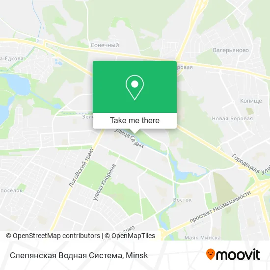 Слепянская Водная Система map