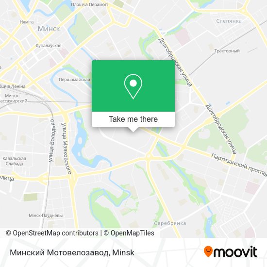 Минский Мотовелозавод map