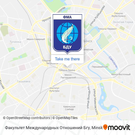Факультет Международных Отношений Бгу map