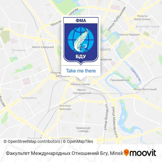Факультет Международных Отношений Бгу map