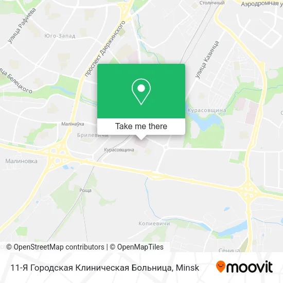 11-Я Городская Клиническая Больница map
