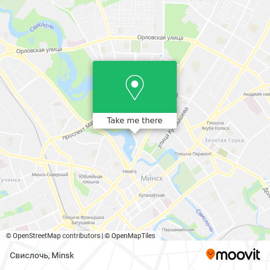 Свислочь map