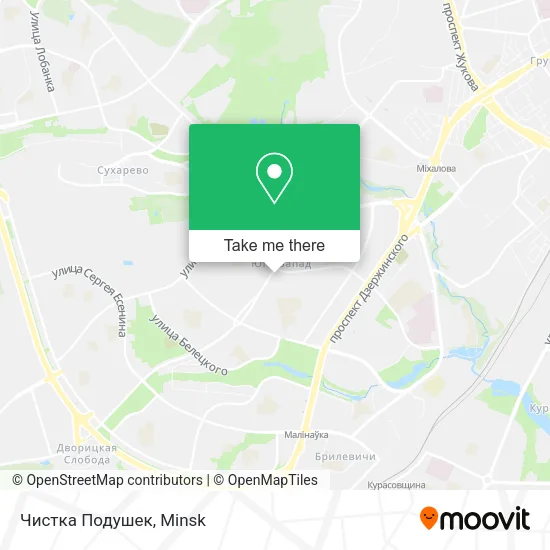 Чистка Подушек map