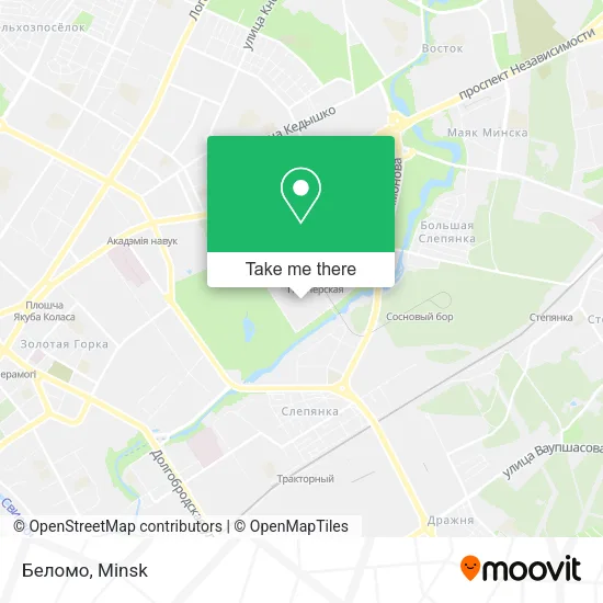 Беломо map
