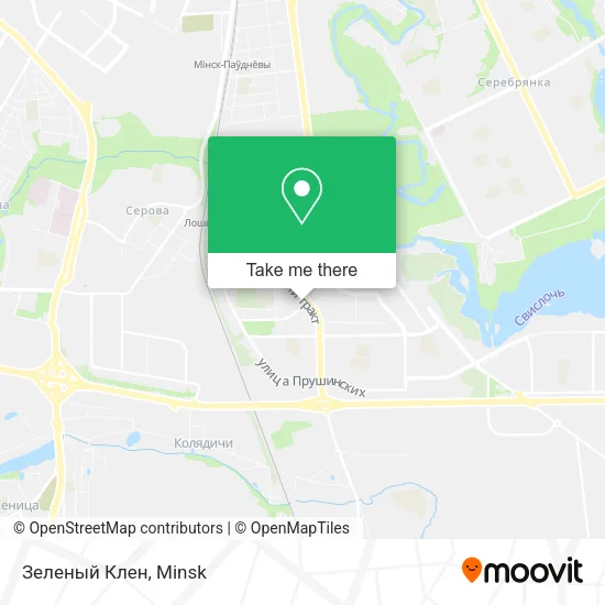 Зеленый Клен map