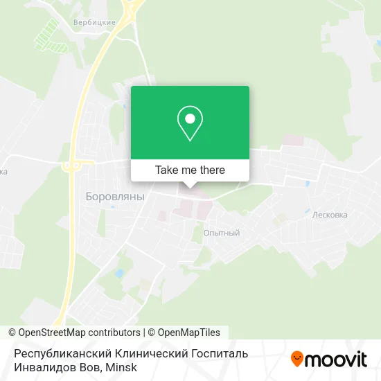 Республиканский Клинический Госпиталь Инвалидов Вов map