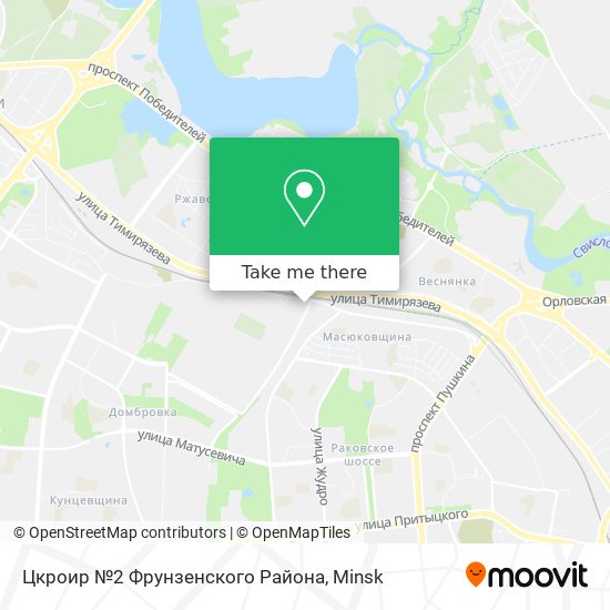 Цкроир №2 Фрунзенского Района map