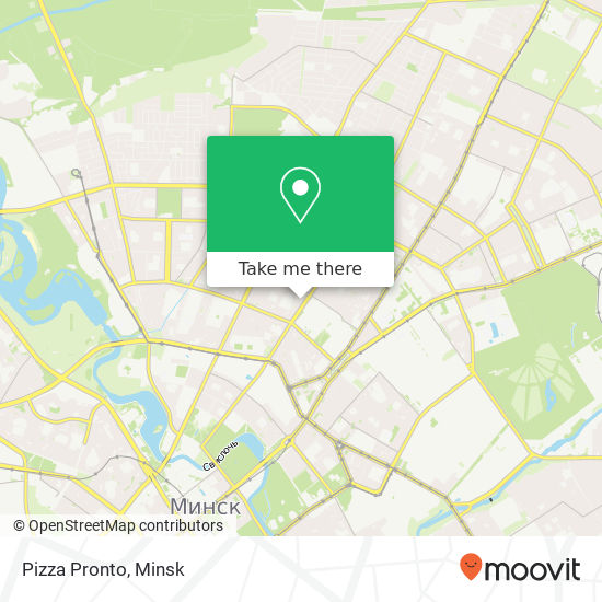 Pizza Pronto map