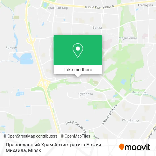 Православный Храм Архистратига Божия Михаила map