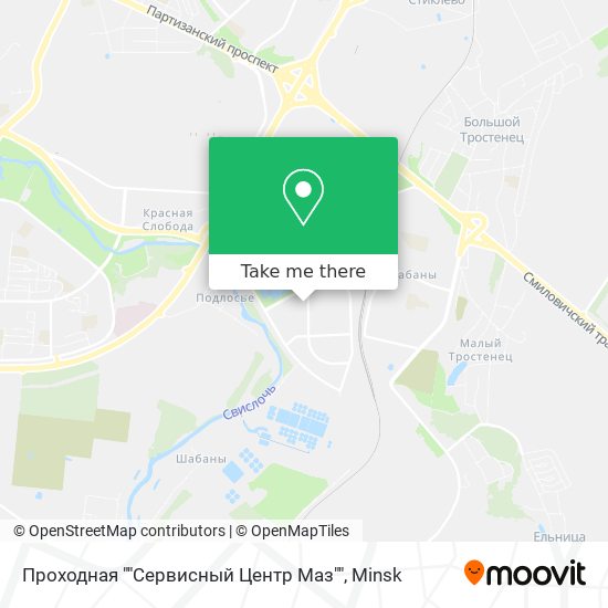 Проходная ""Сервисный Центр Маз"" map