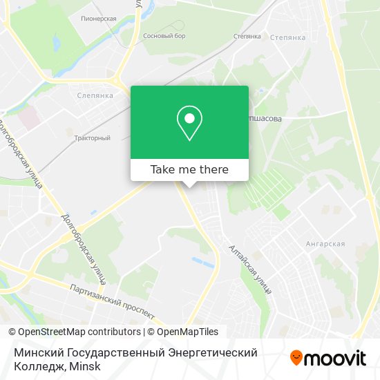 Минский Государственный Энергетический Колледж map