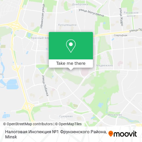 Налоговая Инспекция №1 Фрунзенского Района map