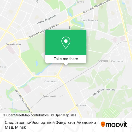 Следственно-Экспертный Факультет Академии Мвд map