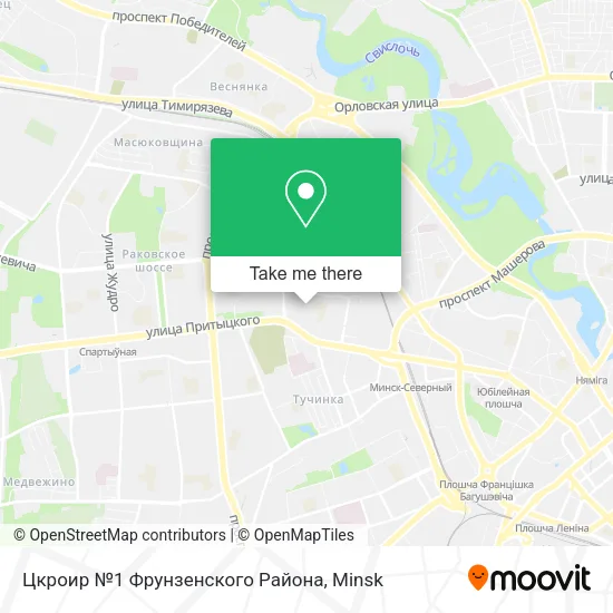 Цкроир №1 Фрунзенского Района map