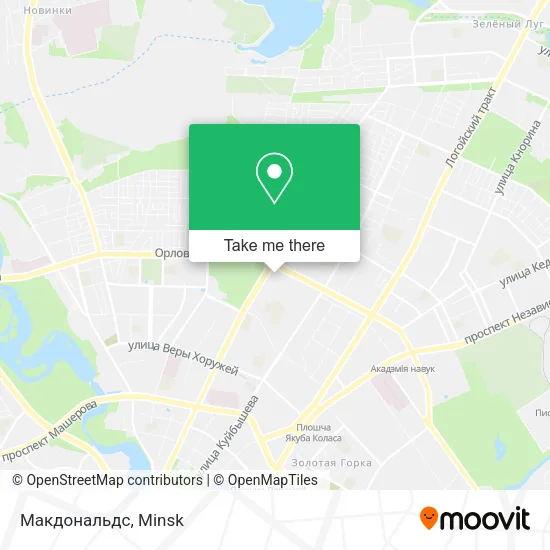 Макдональдс map