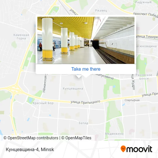 Кунцевщина-4 map