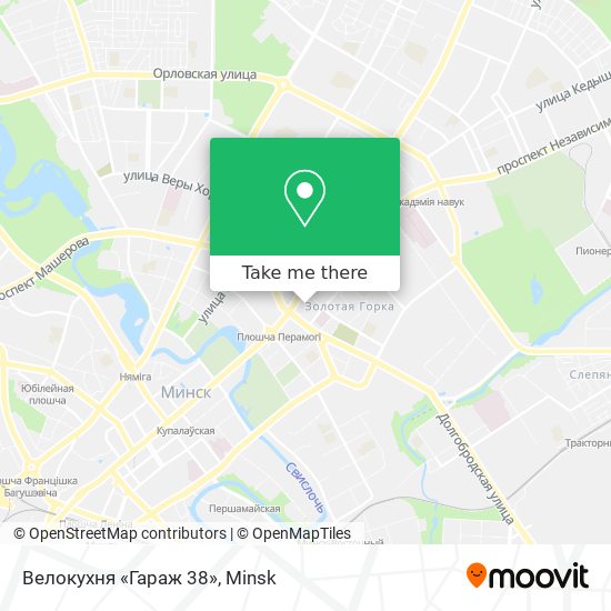 Велокухня «Гараж 38» map