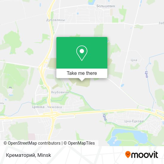Крематорий map