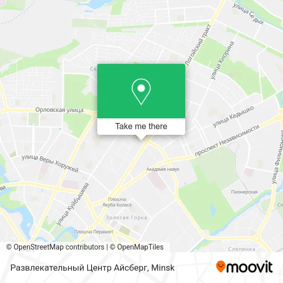 Развлекательный Центр Айсберг map