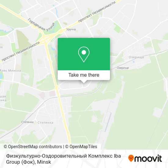 Физкультурно-Оздоровительный Комплекс Iba Group (Фок) map