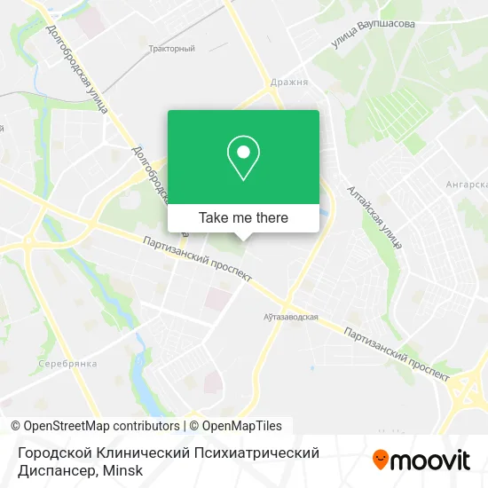 Городской Клинический Психиатрический Диспансер map