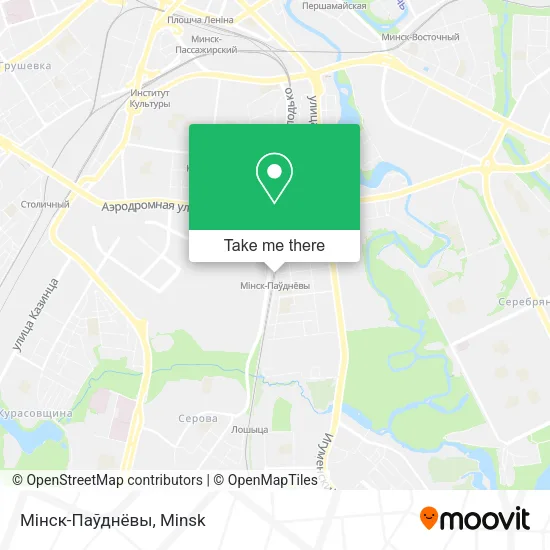 Мінск-Паўднёвы map