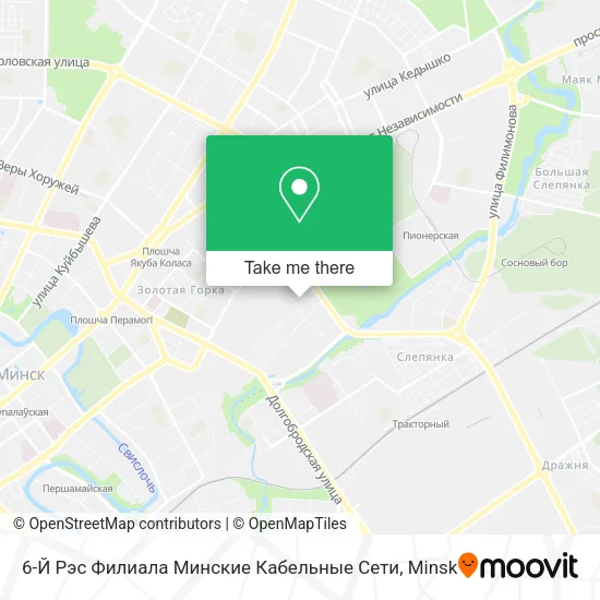 6-Й Рэс Филиала Минские Кабельные Сети map