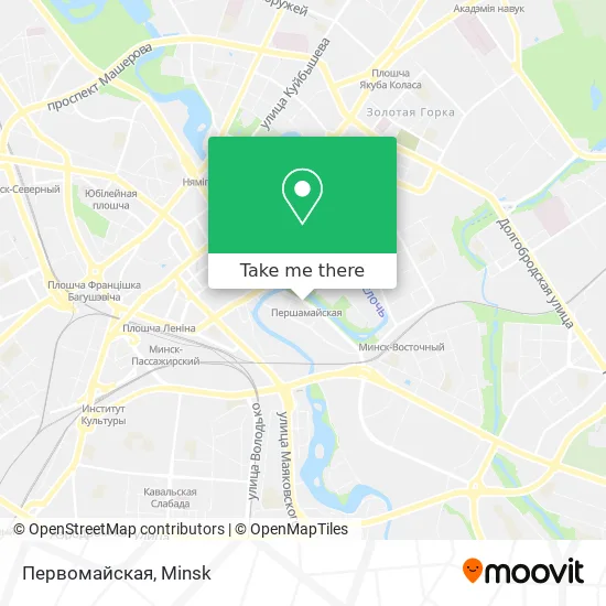 Первомайская map