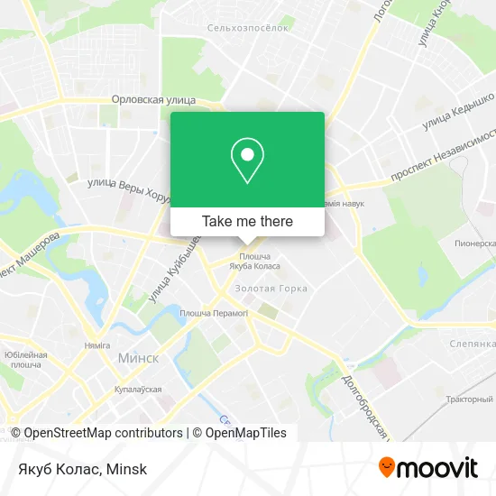 Якуб Колас map