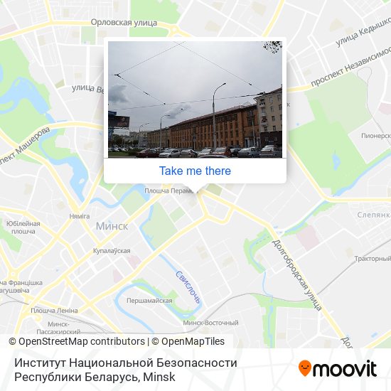 Институт Национальной Безопасности Республики Беларусь map