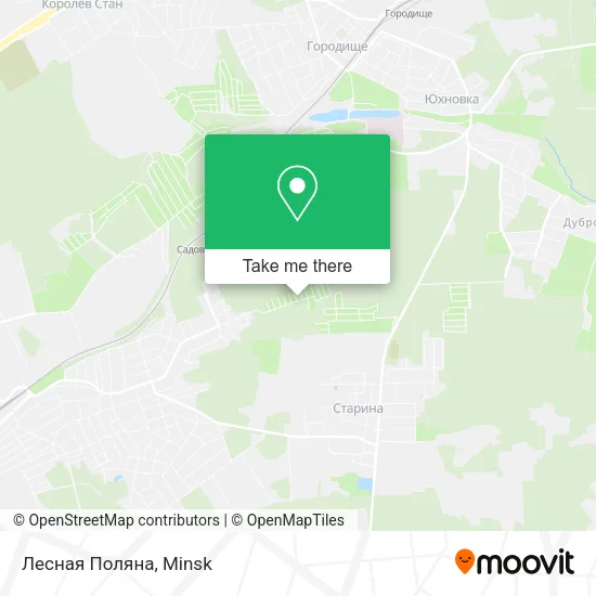 Лесная Поляна map
