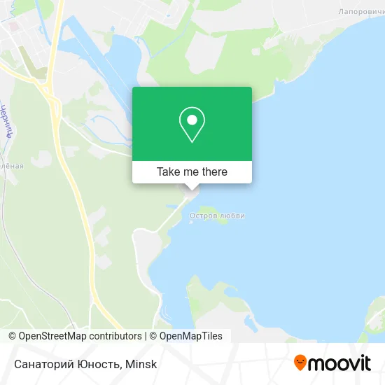 Санаторий Юность map