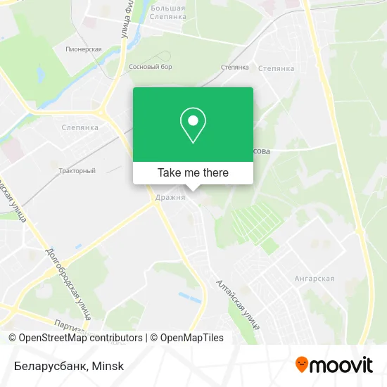 Беларусбанк map