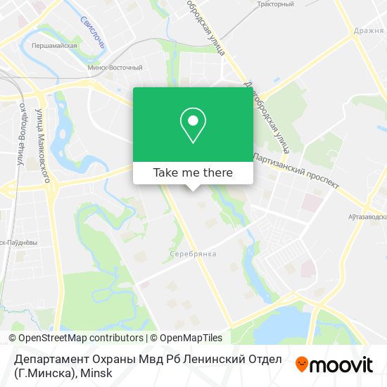 Департамент Охраны Мвд Рб Ленинский Отдел (Г.Минска) map