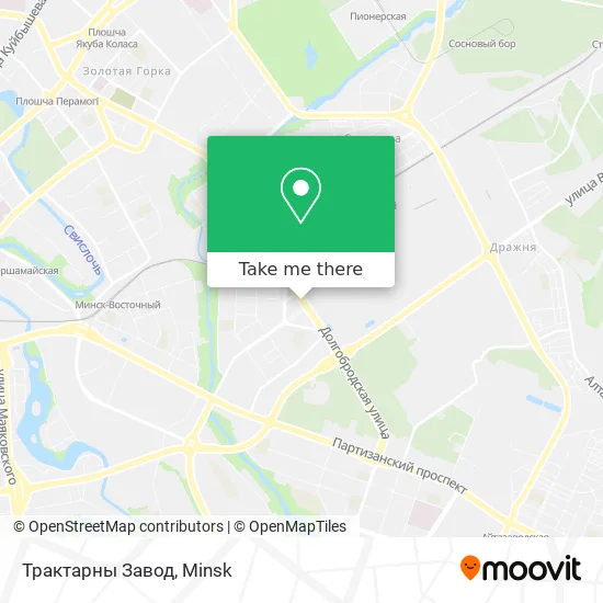 Трактарны Завод map