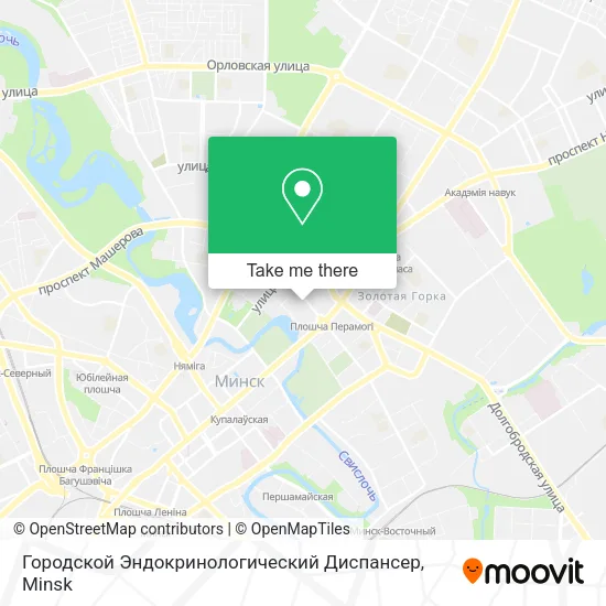 Городской Эндокринологический Диспансер map