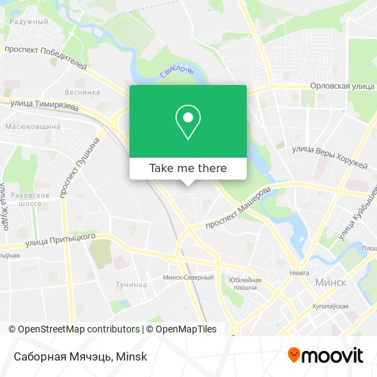 Cаборная Мячэць map