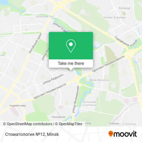 Стоматология №12 map