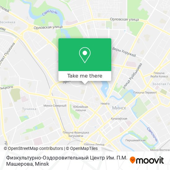 Физкультурно-Оздоровительный Центр Им. П.М. Машерова map