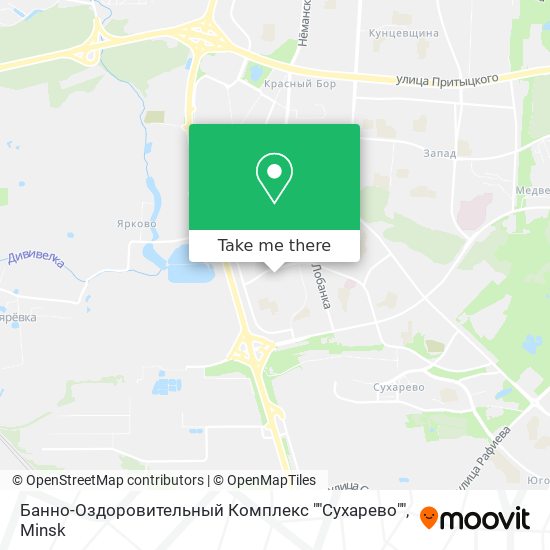 Банно-Оздоровительный Комплекс ""Сухарево"" map